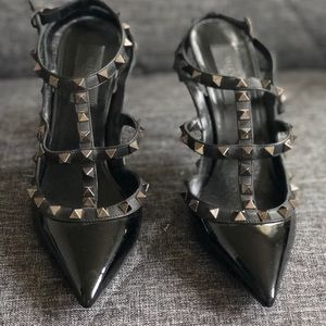 Valentino Rockstud Slingback Pump